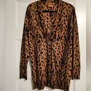 Tory Burch Long Sleeved Cardigan sz medium